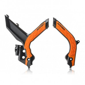 Acerbis X-Grip Rahmenschützer Orange Schwarz KTM SX SXF 125 250 350 450 2019-2022