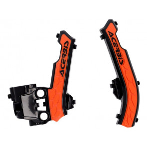 Acerbis X-Grip Rahmenschützer Schwarz Orange KTM SX 50 SX-5E