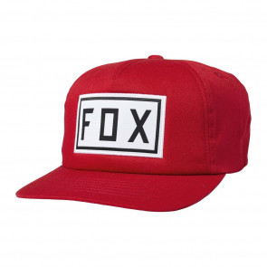 FOX Snapback Cap Drive Train Mütze Rot