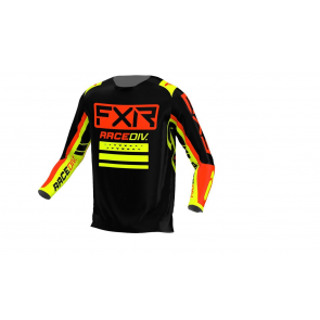 FXR Clutch Pro MX Jersey Schwarz Neongelb Rot 3XL / 4XL