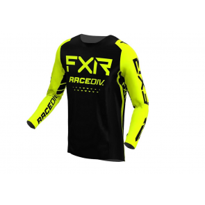 FXR Podium Offroad MX Jersey Schwarz Gelb XL 