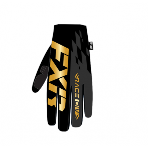 FXR Pro-Fit Lite Handschuhe Schwarz Gold 