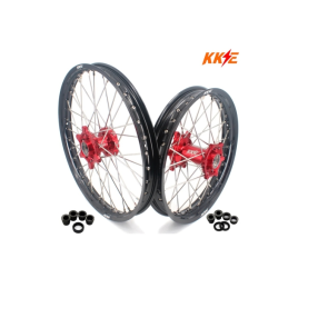 KKE Felgen Radsatz KTM, Husqvarna, GasGas 21" + 18" Rot