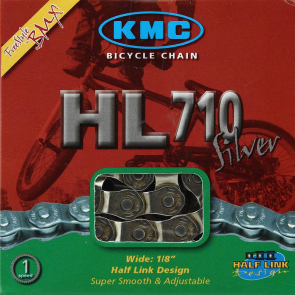 KMC Kette HL 710 Silber Wide 1/2'' x 1/8'' speed 100 Glieder 