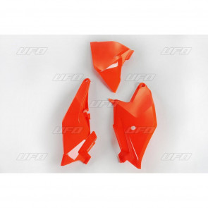 KTM Seitenteile mit Luftfilterkasten Abdeckung Neon - Orange SX 85 2018- 