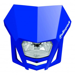 Polisport Lampenmaske Blau LMX mit Halogen-Scheinwerfer 