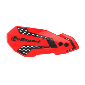 Polisport MX Flow Handschützer Rot Schwarz