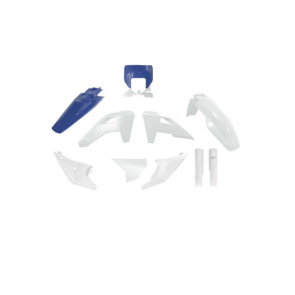 Racetech Full Plastik Kit komplett Weiß Blau für Husqvarna TE FE 250 300 350 450 501 2026-