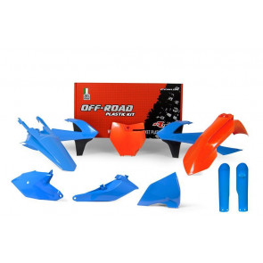 Racetech Plastik Kit Blau-Orange für KTM SX 85 2018- 