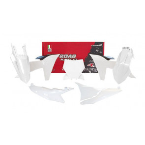 Racetech Plastik Kit Weiß für KTM SX, SXF 125, 150, 250, 350, 450 2023-