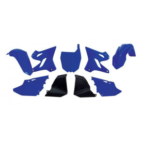 Restyle Plastik Kit Blau Schwarz Yamaha YZ 125, 250 2006-2014 (2015er Optik) 
