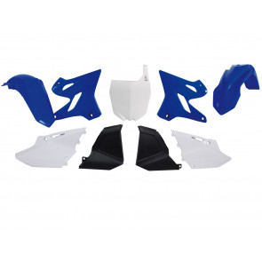 Restyle Plastik Kit Blau Weiß OEM Yamaha YZ 125, 250 2006-2014 (2015er Optik) 
