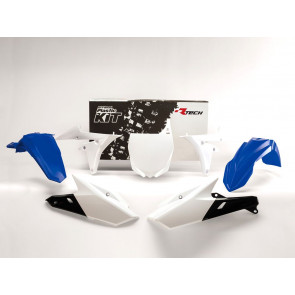 Plastik Kit Yamaha YZF 450 2014-2017 / 250 2014-2018 Blau Weiß