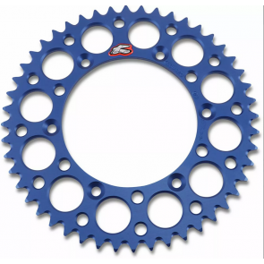Renthal Aluminium Kettenrad Yamaha YZ, YZF 1999- 48-51 Zähne Blau