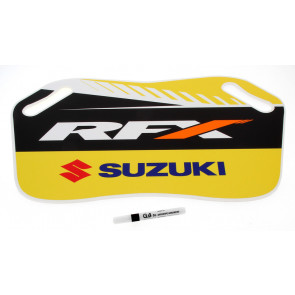RFX Racing Pitboard Suzuki Gelb