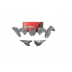 Racetech Plastik Kit Grau Honda CRF 250R, 450R 2025- 