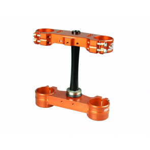 Scar Gabelbrücke KTM SX, EXC, SXF 125, 250, 300, 350, 450, 500 offset 22 Orange
