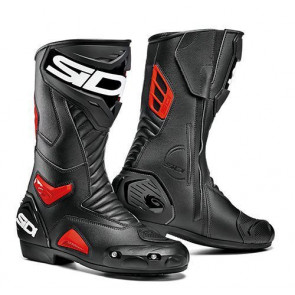 Sidi Performer Motorradstiefel Schwarz - Rot