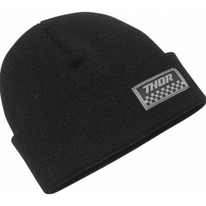 Thor Checkr Beanie Schwarz 