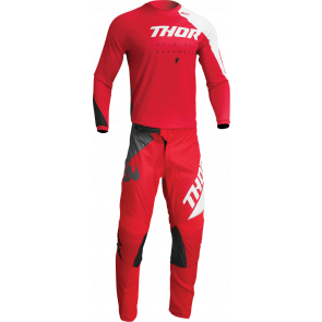Thor Sector Edge Combo - (Shirt + Hose) Rot Weiß
