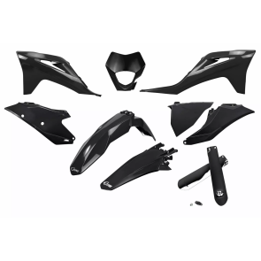 UFO Full Plastik-Kit GasGas EC 250, 300, 350, 450 2021-2023 Schwarz