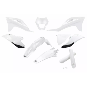 UFO Full Plastik-Kit GasGas EC 250, 300, 350, 450 2021-2023 Weiß