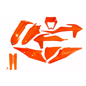 UFO KTM Full Plastik-Kit EXC TPI 150 250 300 350 450 500 2020-2023 Neon-Orange