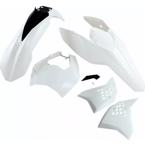 UFO Plastiksatz KTM EXC/EXCF 125, 250, 300, 400, 450, 530 2009-2011 Weiß