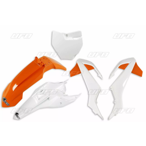 UFO KTM Plastik-Kit Orange Weiß SX 65 2016-2023