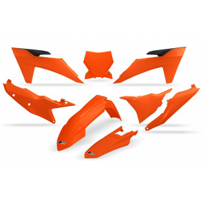 UFO Full Plastik Kit Orange für KTM SX, SXF 125, 150, 250, 350, 450 2023-