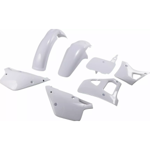 Plastik Kit OEM Weiß Yamaha YZ 125, 250 1991