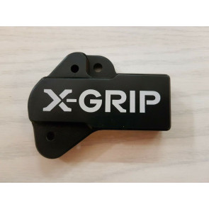 X-Grip Aluminium Schutz Schwarz für Einspritzung KTM TPI 250, 300 Husqvarna TE 2018-