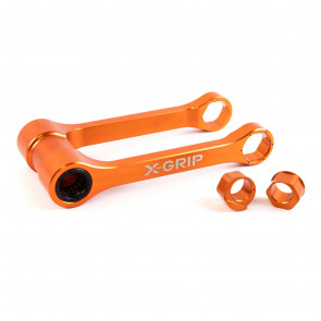 X-Grip verstellbare Umlenkung Tieferlegung KTM SX, SXF 125, 250, 350, 450 2023- Orange