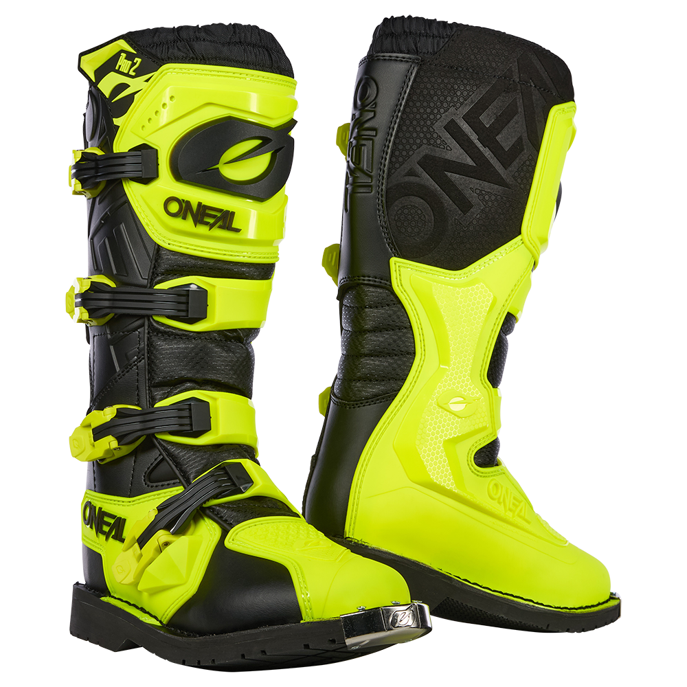 Oneal Rider Boot Pro 2 Motorrad MX Stiefel Neongelb